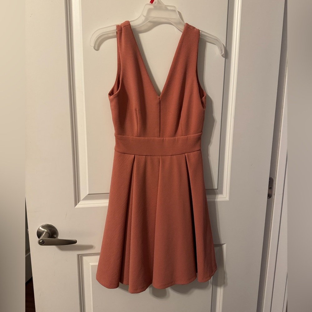 HAUTE MONDE PEACH WOMENS DRESS